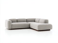 Sofás de esquina de tela 300 x 180 x 75 cm - Beige claro - Diseño moderno modular para salón