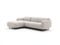 Sofás de esquina tapizado 280 x 220 x 85 cm - Beige - Diseño moderno con chaise longue y estructura cómoda